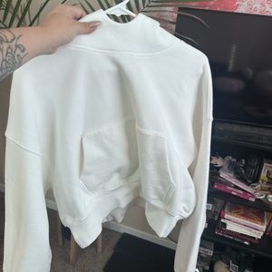 Aritzia medium pullover tna hoodie white